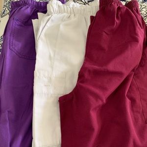 Scrub pants all 3 for $25